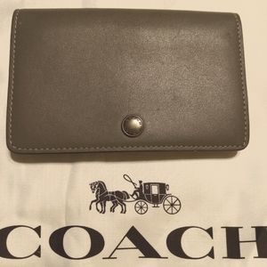 Coach Snap Wallet gray